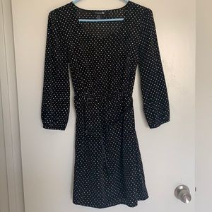 Forever 21 Sz M Polka Dot Black Dress